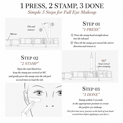 3-in-1 Lower Lash, Eyeliner & Beauty Mark Stamp Kit