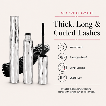 LAST DAY - BUY 1 GET 1 FREE💜Waterproof Curling Lengthening Mascara