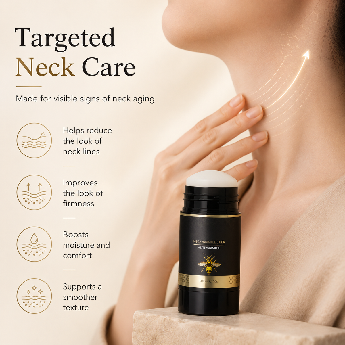 Targeted neck skincare