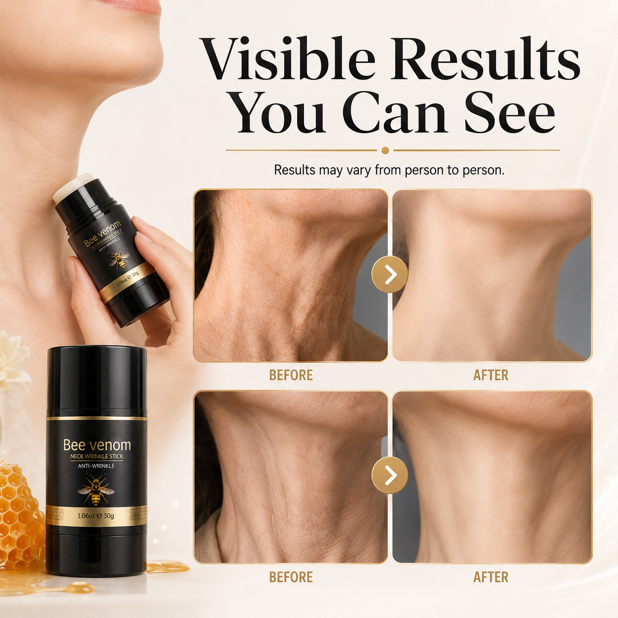Retinol & Bee Venom Neck Wrinkle Stick